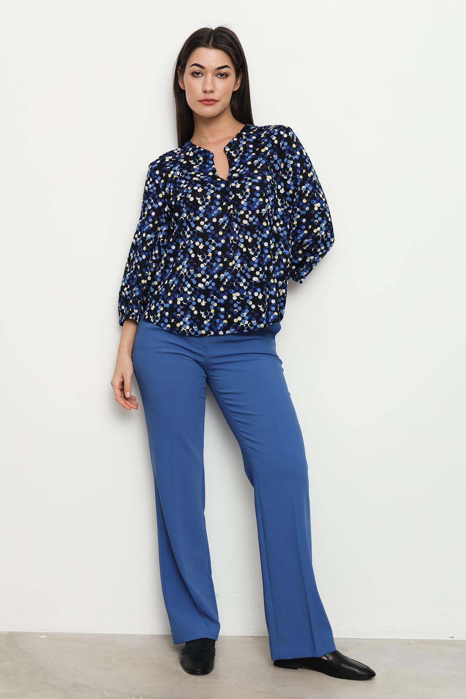 Блуза Gerry Weber с горохом чёрная