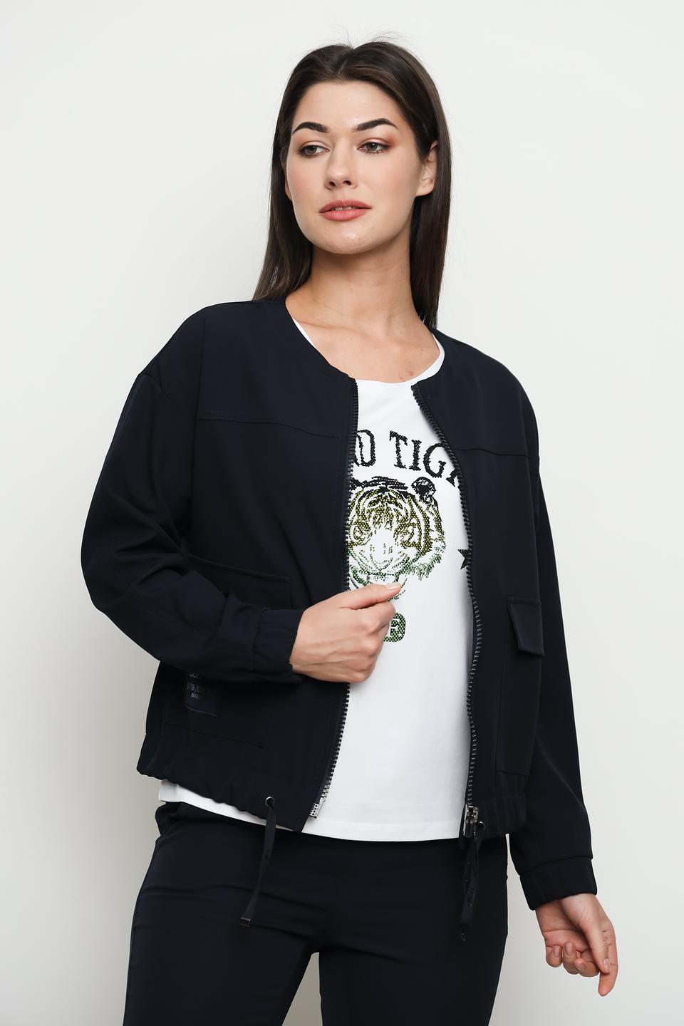 Жакет Lecomte чёрный приталенный