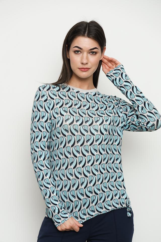 Пуловер Lecomte с принтом