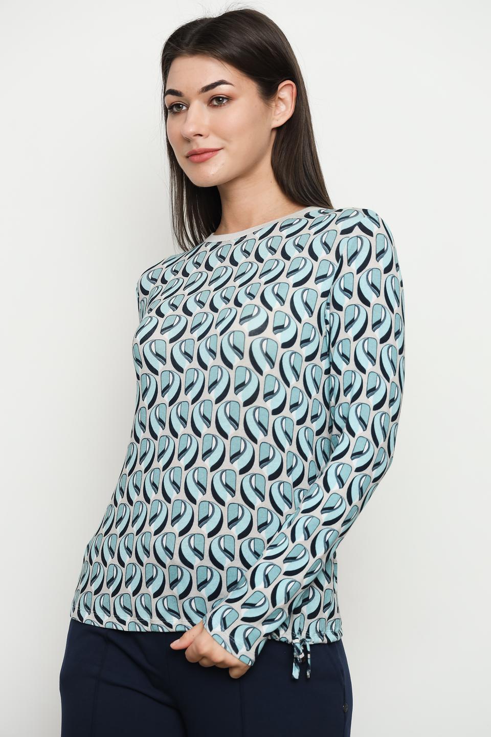 Пуловер Lecomte с принтом