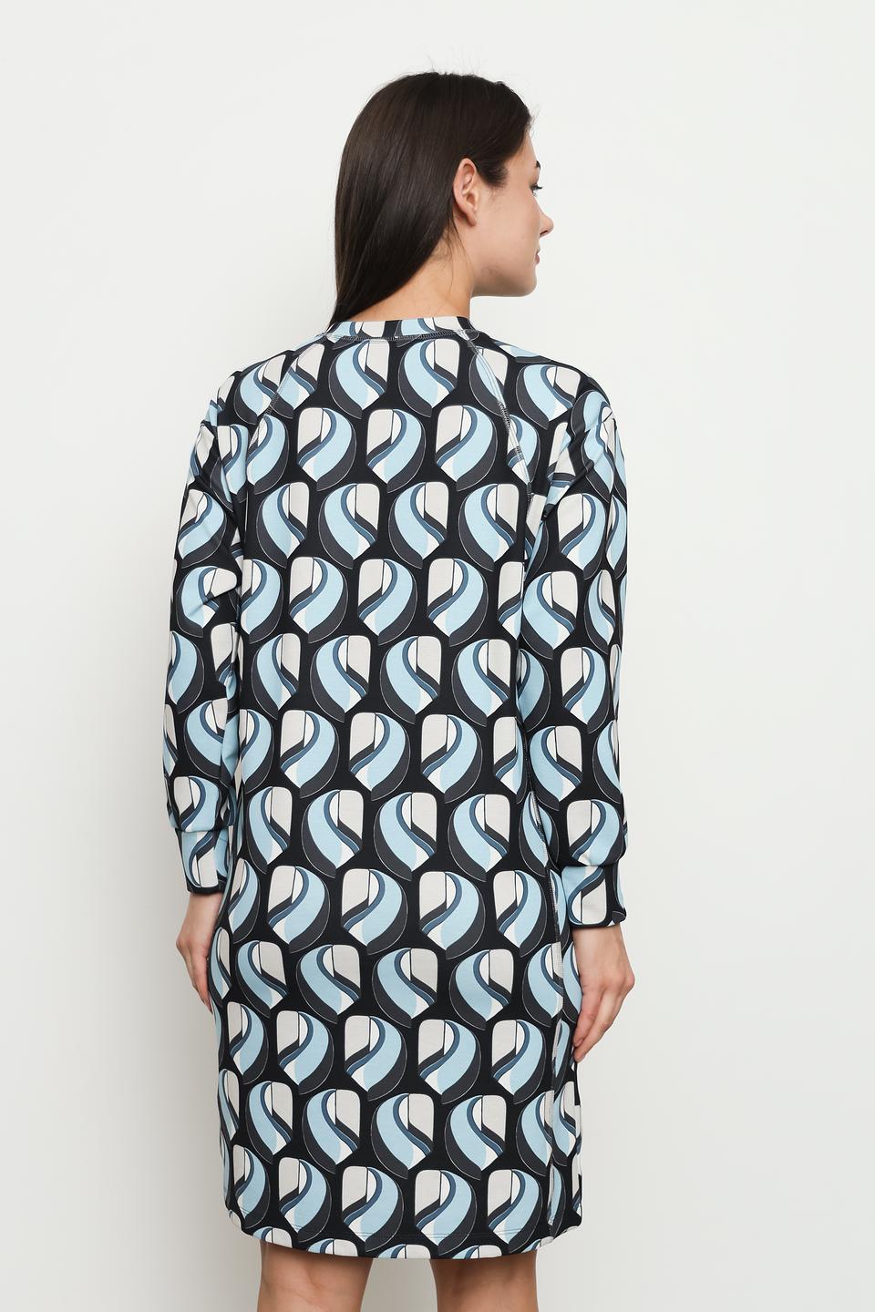 Платье Lecomte с геометрическим принтом