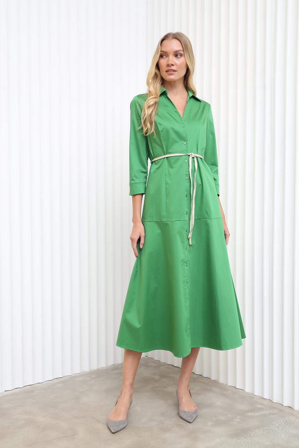 Платье рубашка Penny Black зелёное