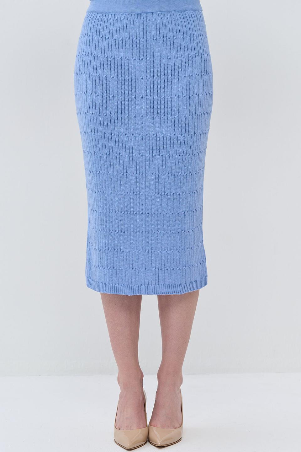 Костюм вязаный BE YOU голубой