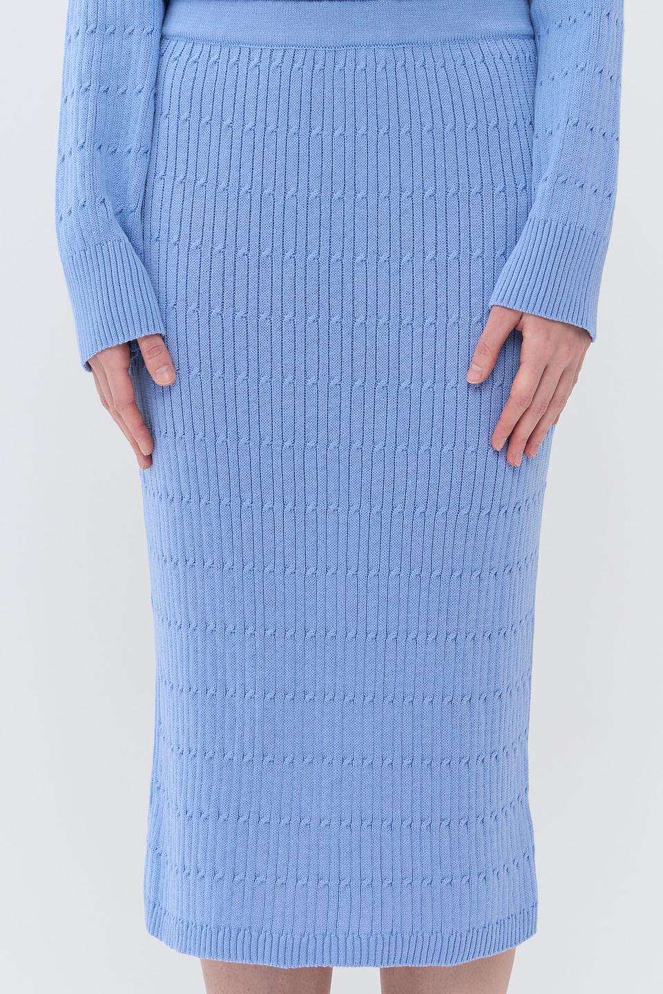 Костюм вязаный BE YOU голубой