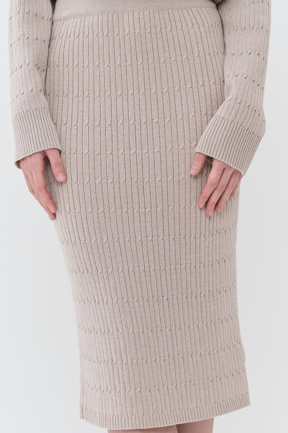 Костюм BE YOU вязаный бежевый