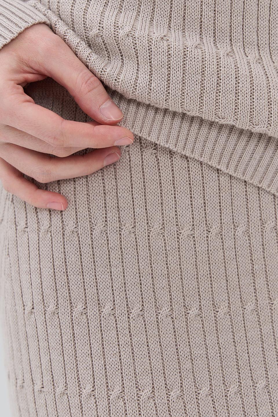 Костюм BE YOU вязаный бежевый