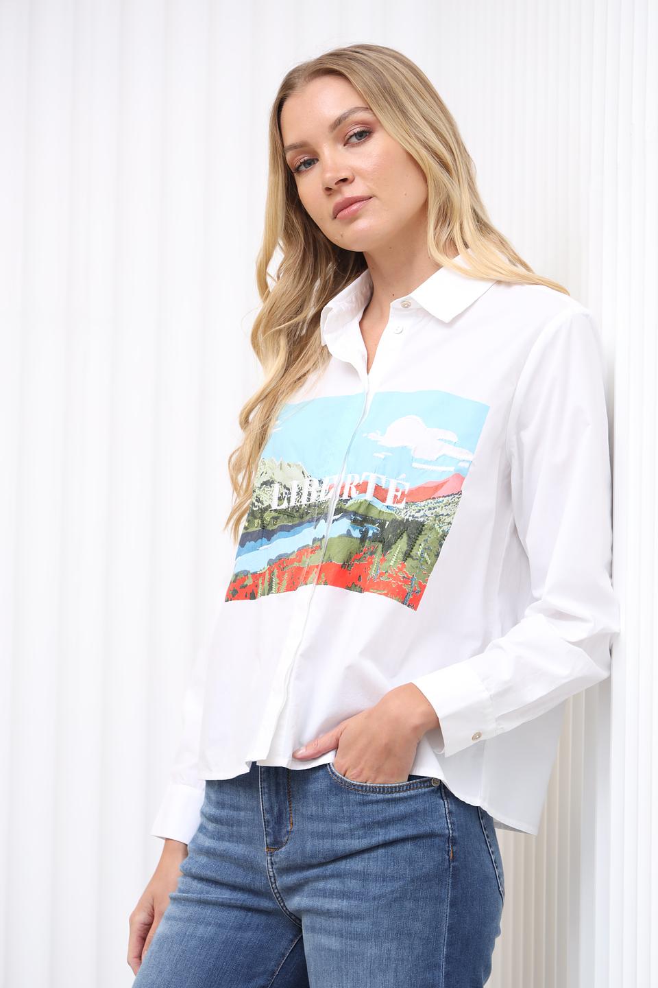 Рубашка Rich and Royal с принтом