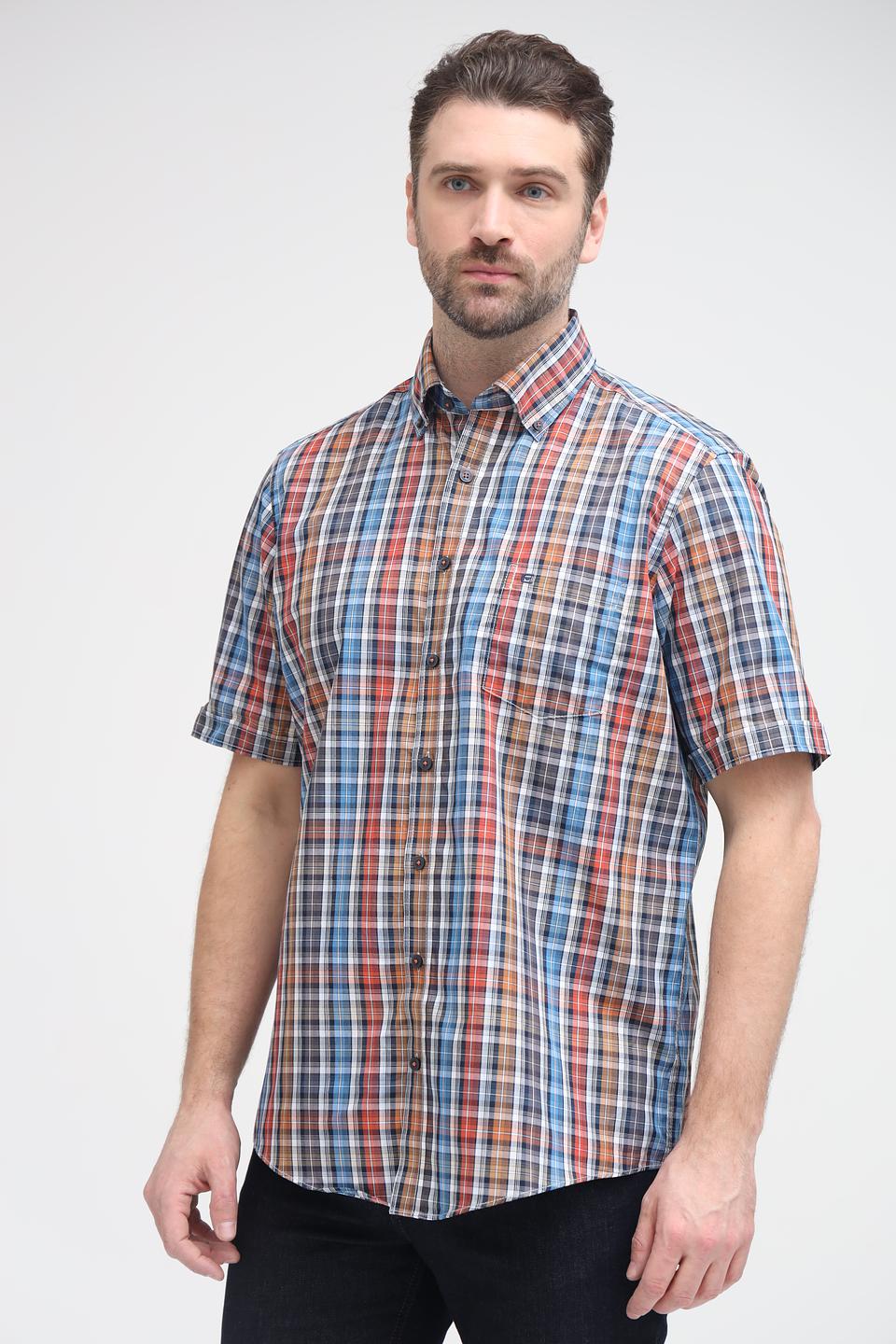 Рубашка кр Casa Moda в клетку