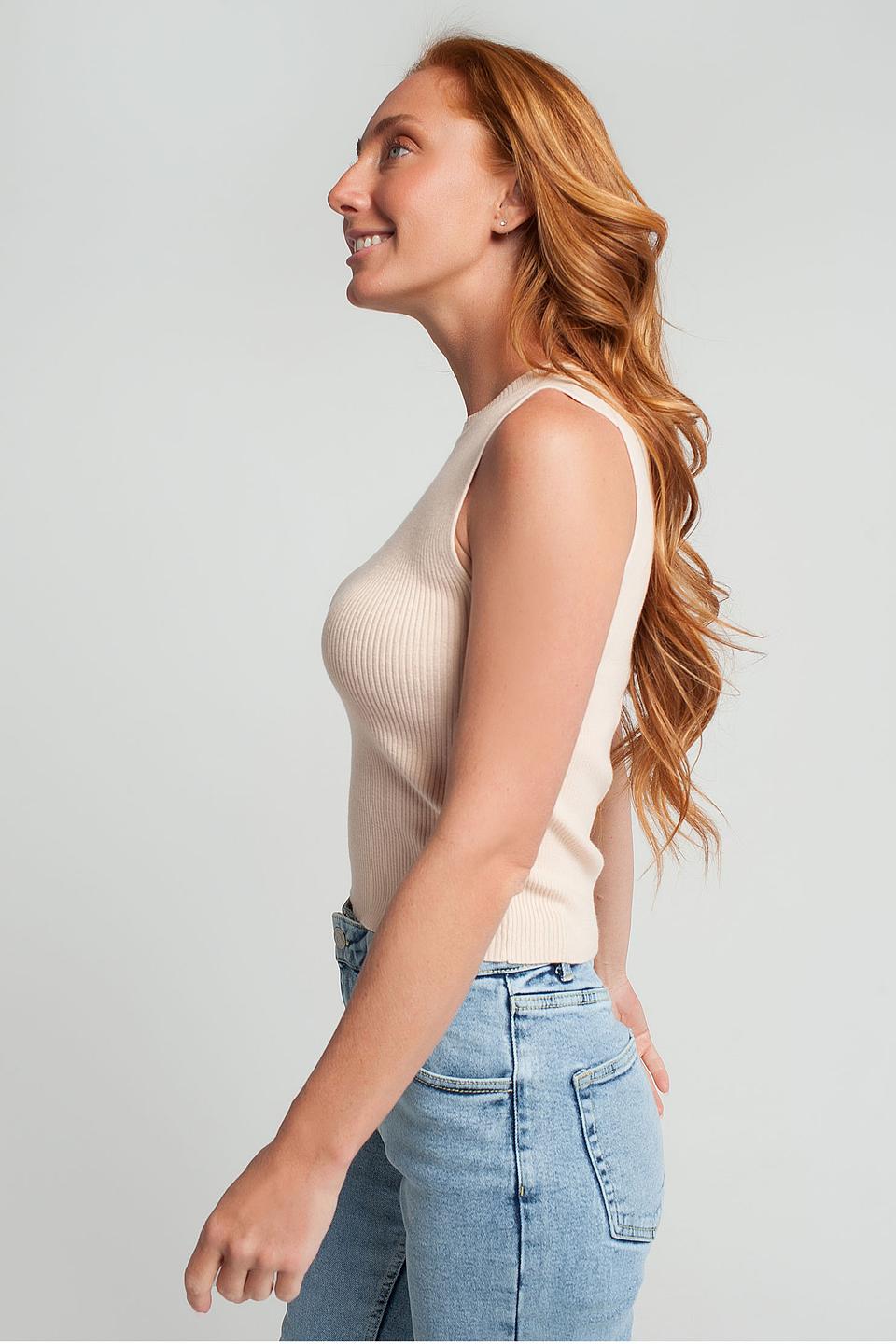 Топ MYLIKE бежевый