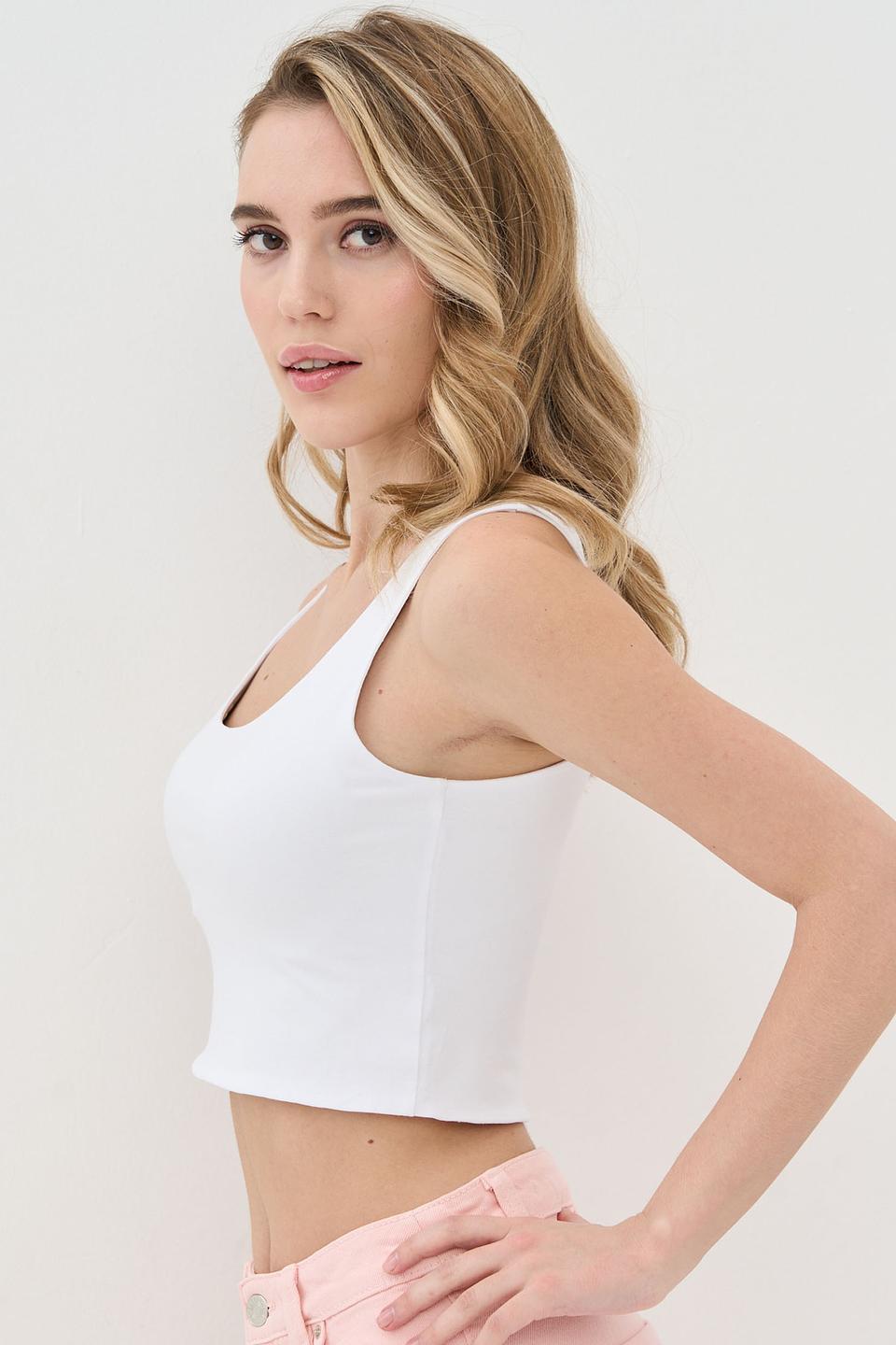 Топ VAY базовый белый