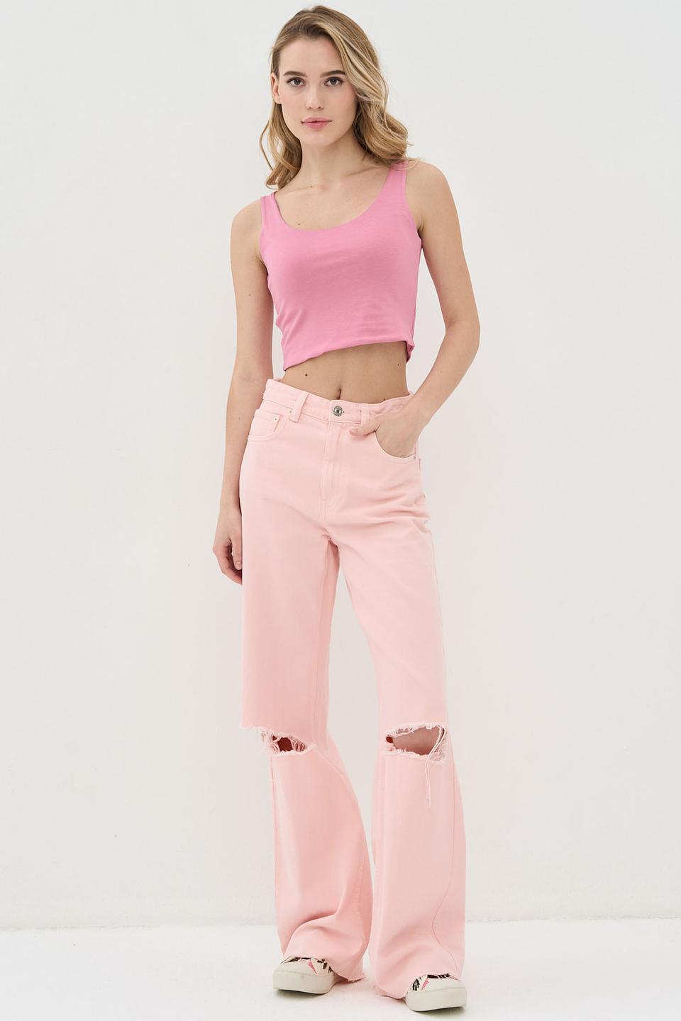 Топ VAY базовый розовый