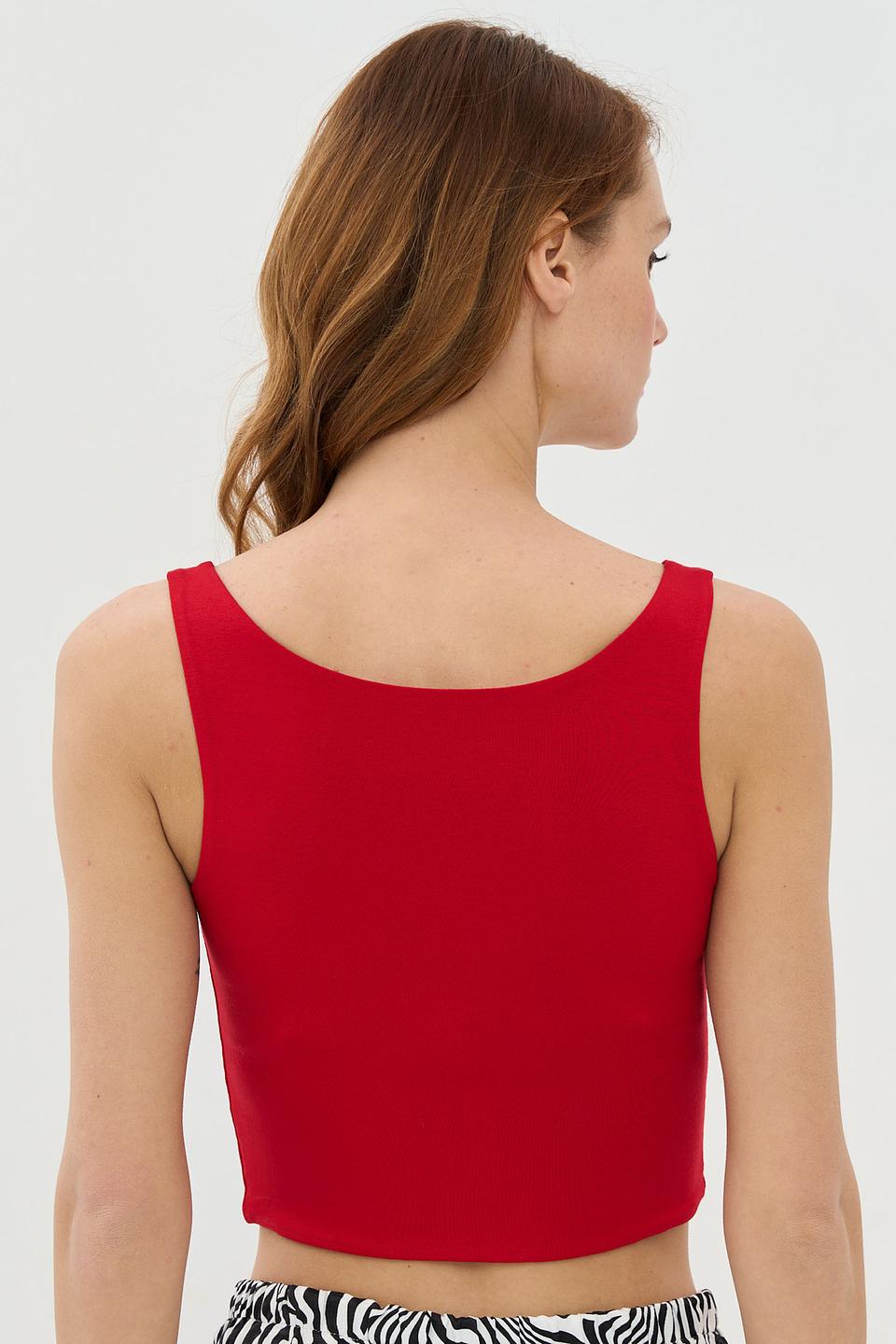 Топ VAY базовый красный