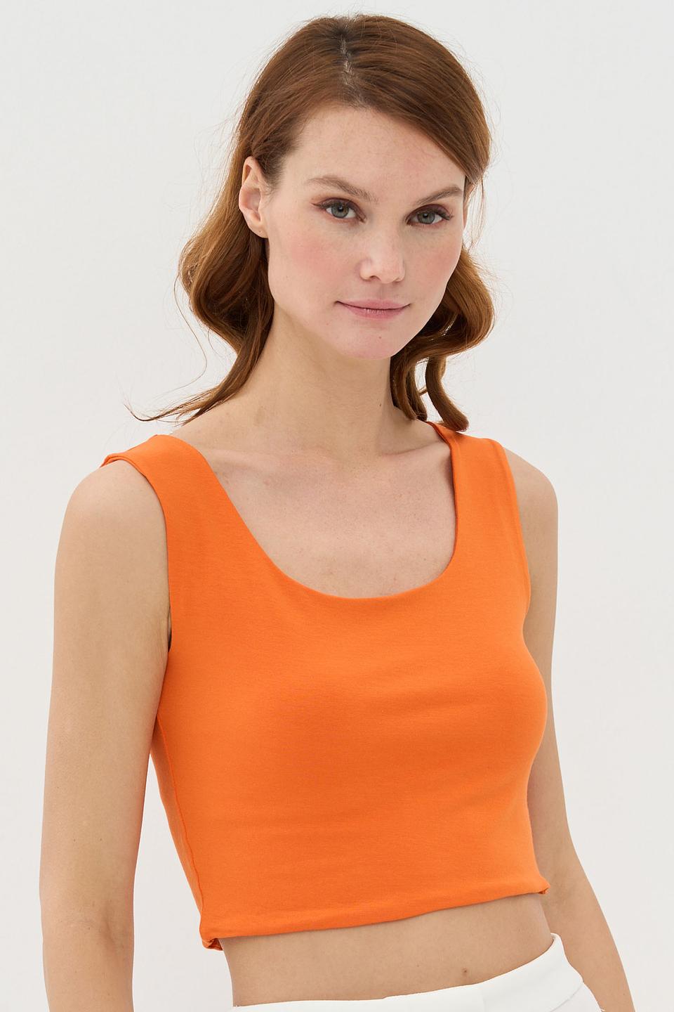 Топ VAY оранжевый базовый