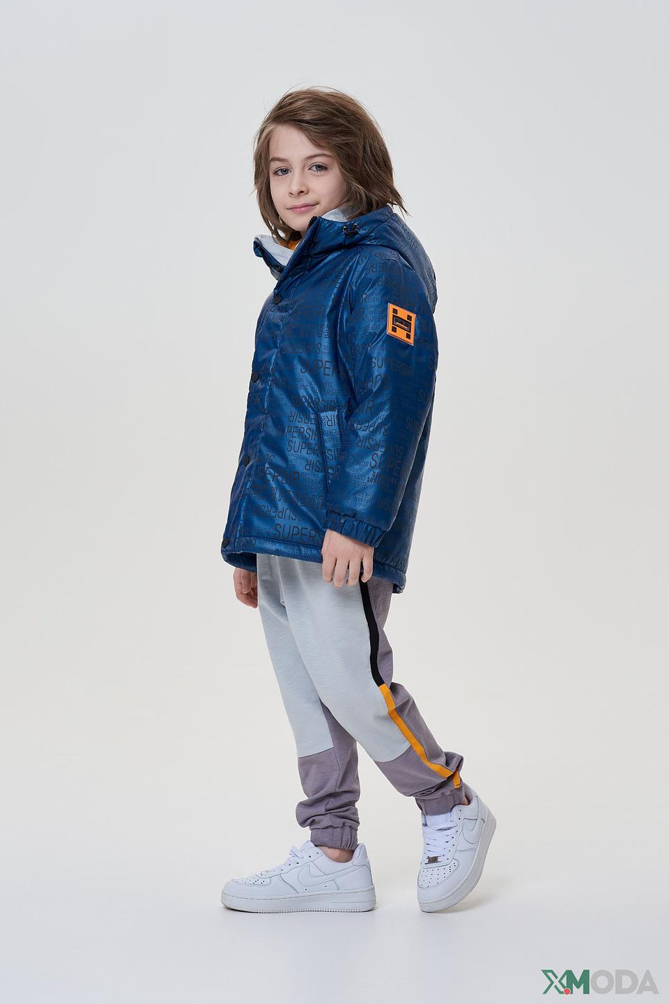 Куртка Choupette синяя с принтом