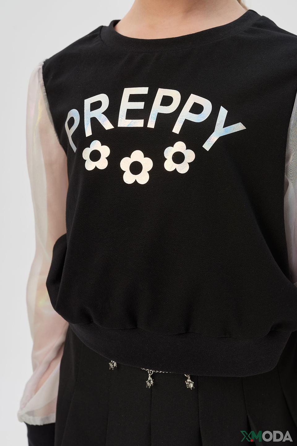 Джемпер Choupette с надписью чёрный