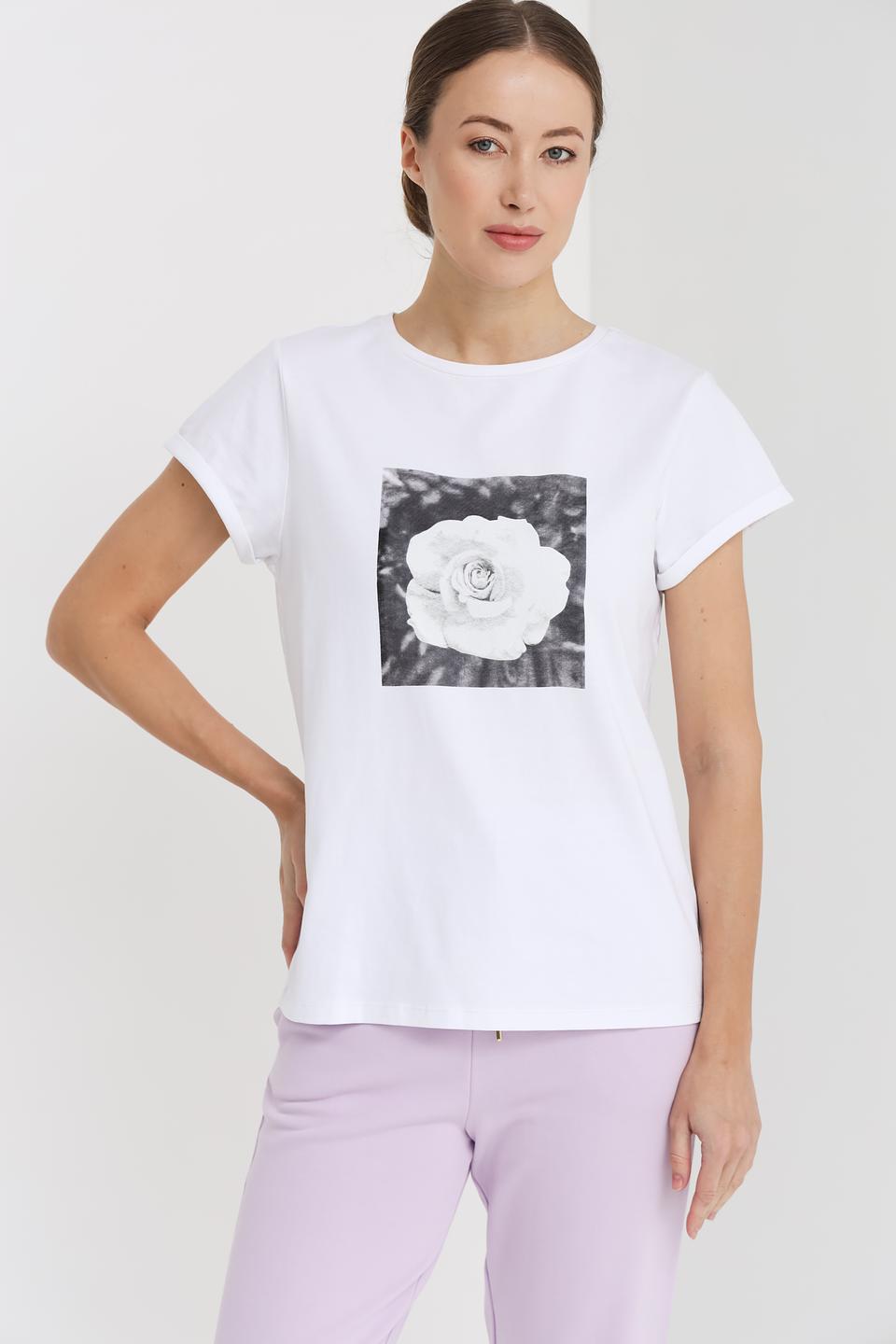 Футболка Pezzo с розой