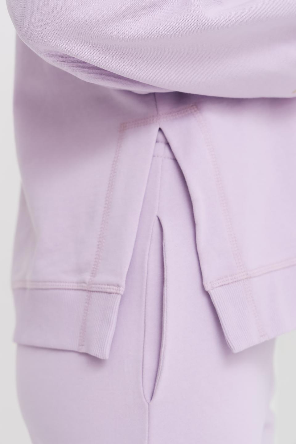 Толстовка Pezzo лавандовая с манжетами