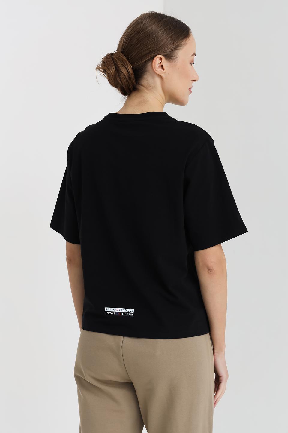 Футболка Pezzo с логотипом чёрная