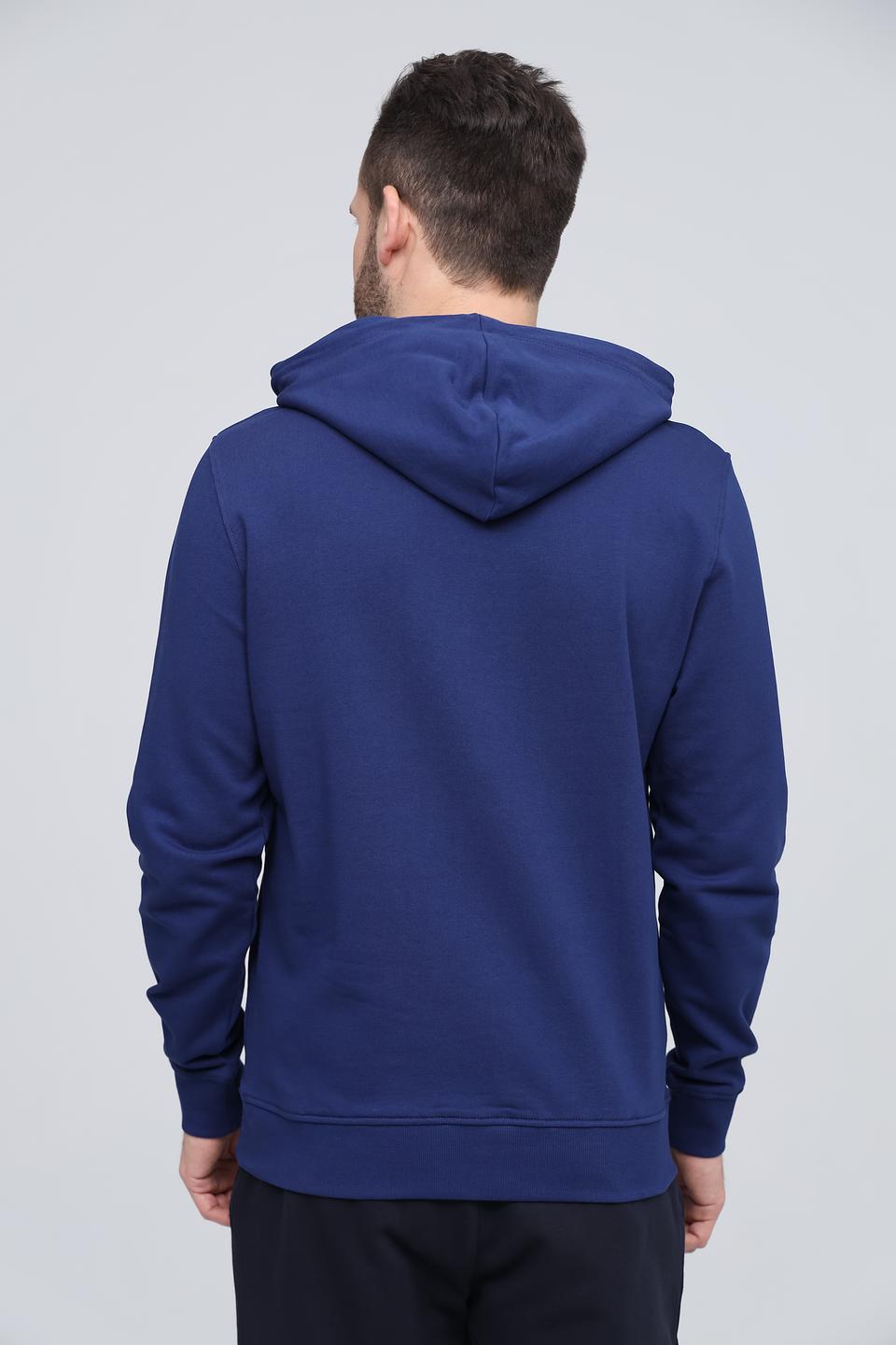 Толстовка Tom Tailor синяя с логотипом