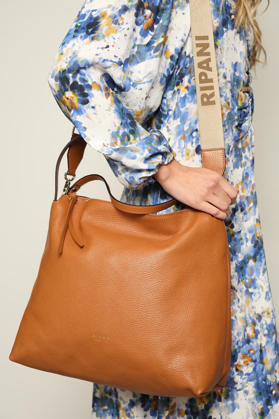 Сумка Ripani кожа Ancora коричневая