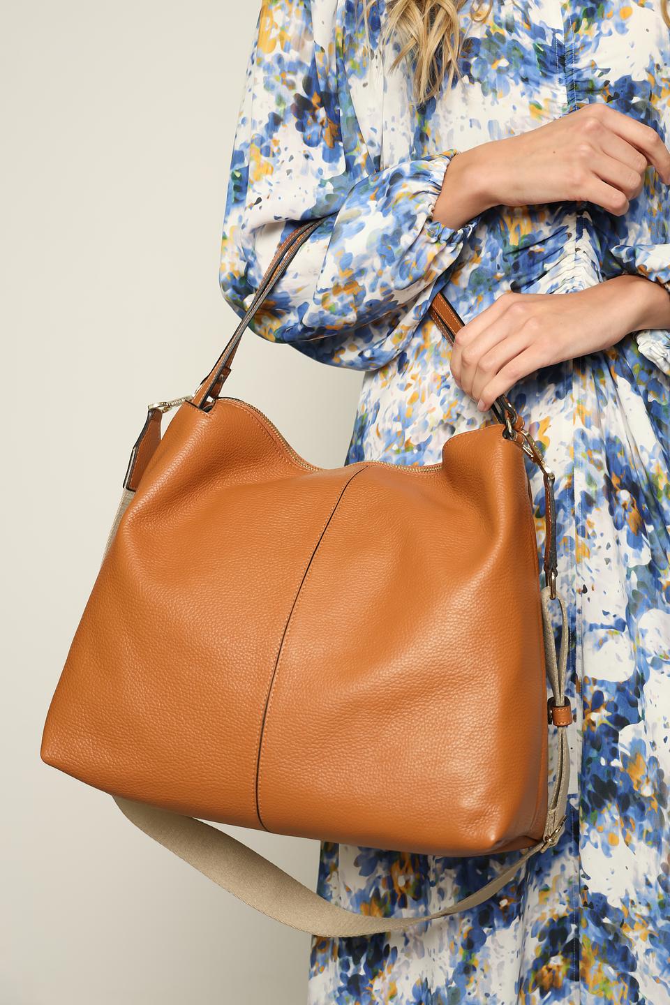 Сумка Ripani кожа Ancora коричневая