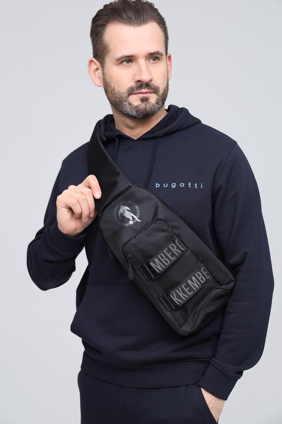 Сумка Bikkembergs чёрная с логотипом