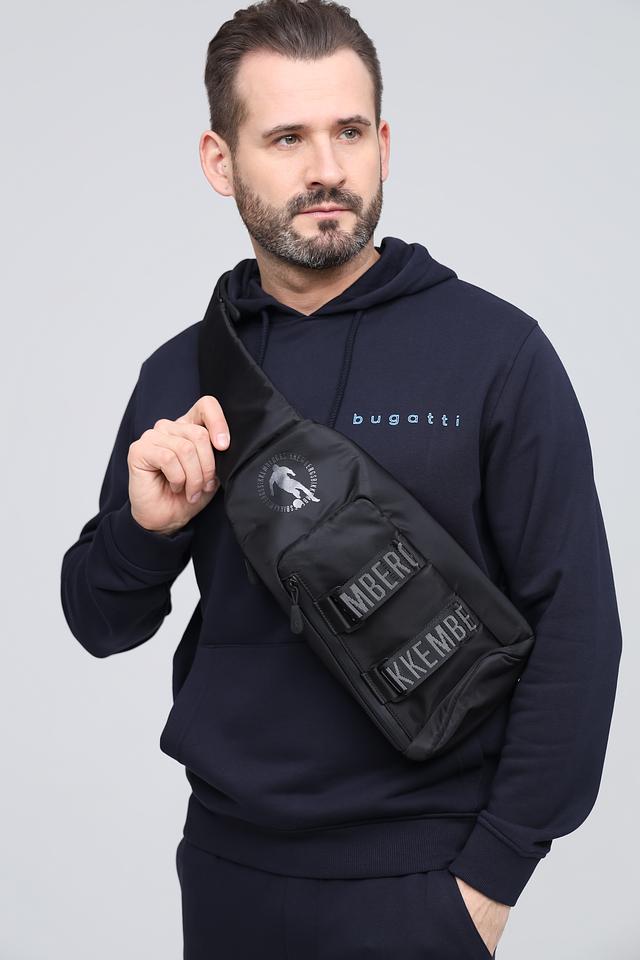 Сумка Bikkembergs чёрная с логотипом