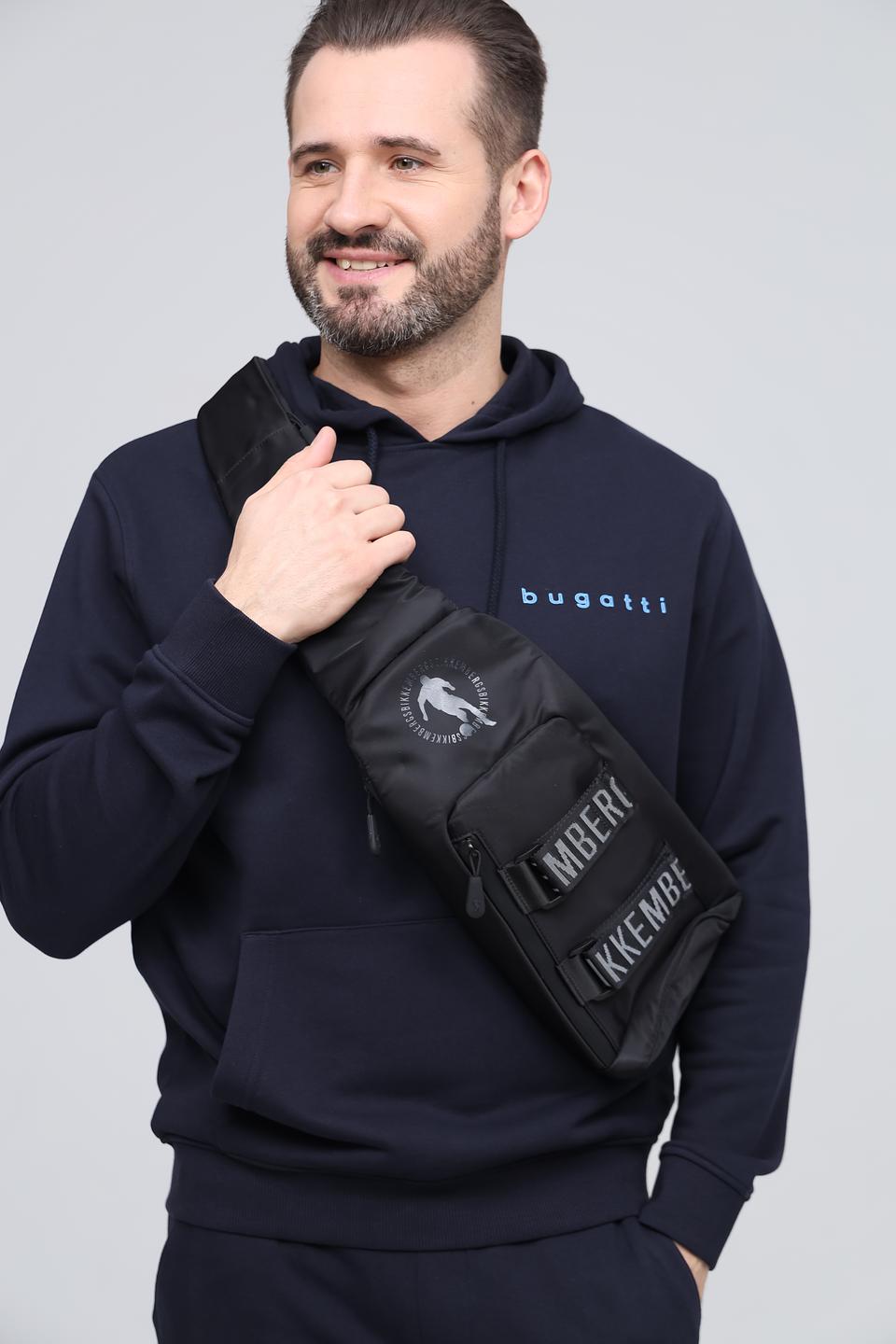 Сумка Bikkembergs чёрная с логотипом