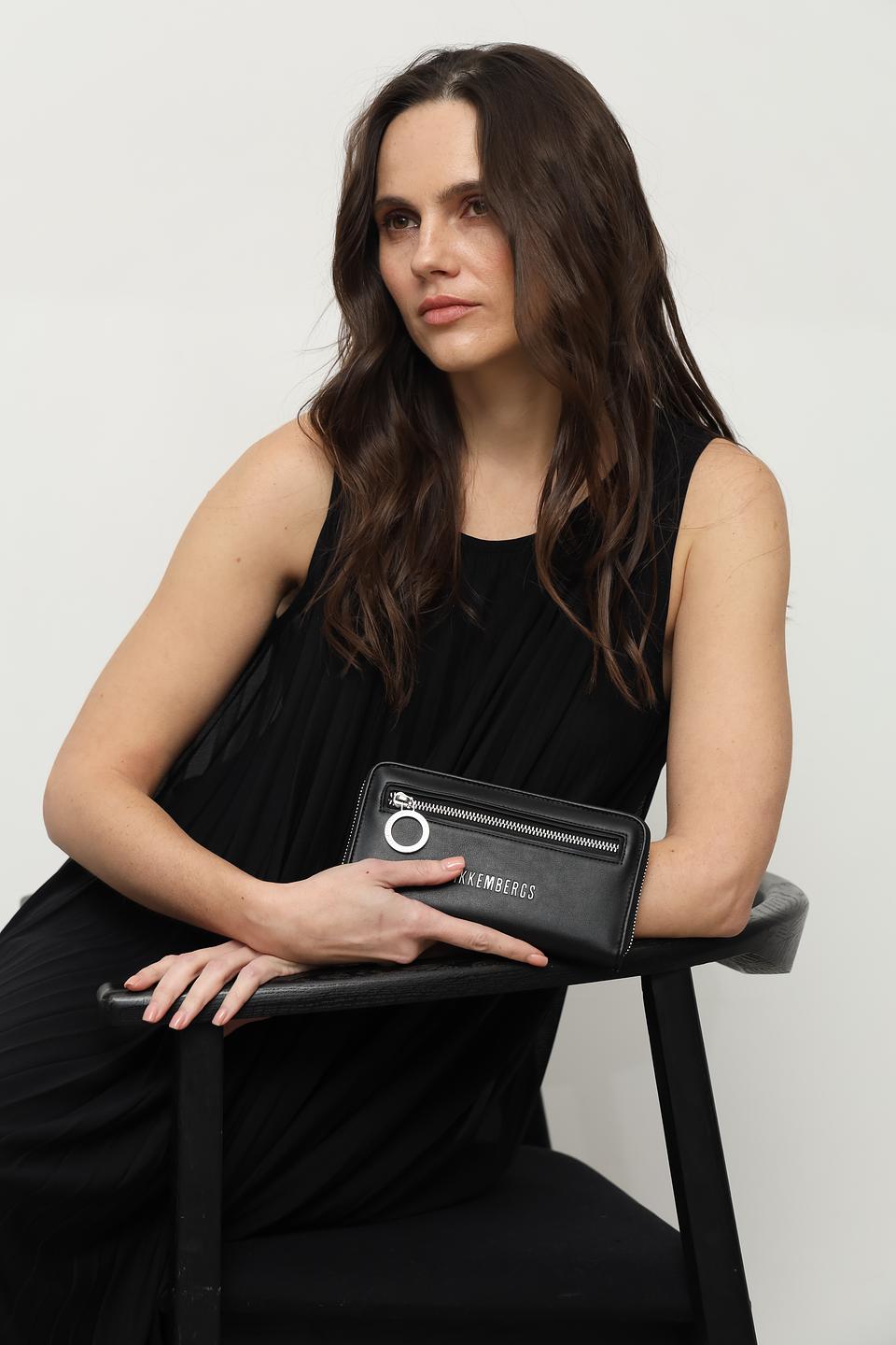 Кошелек Bikkembergs на молнии черный