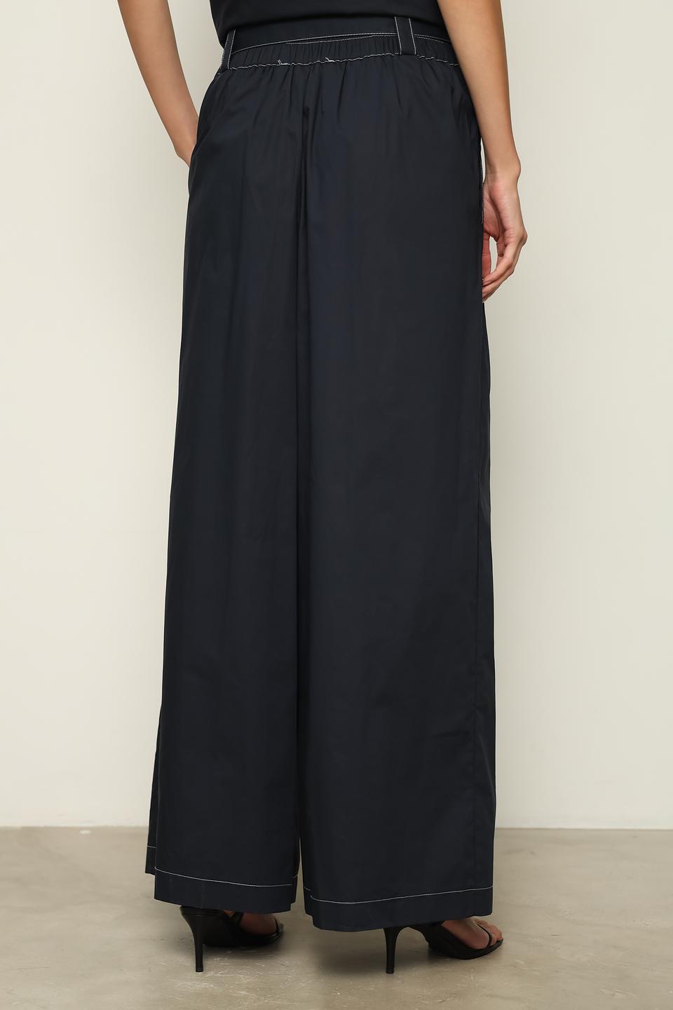 Брюки палаццо Silvian Heach тёмно-синие