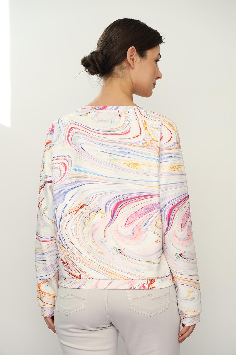 Пуловер Margittes с мраморным принтом