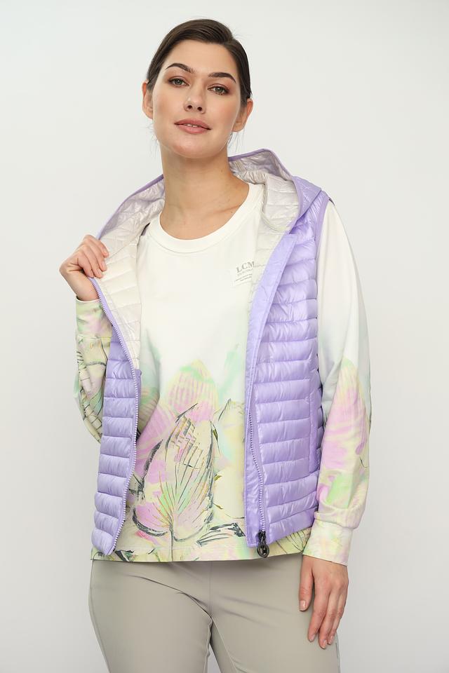 Жилет Bugatti стеганый лавандовый