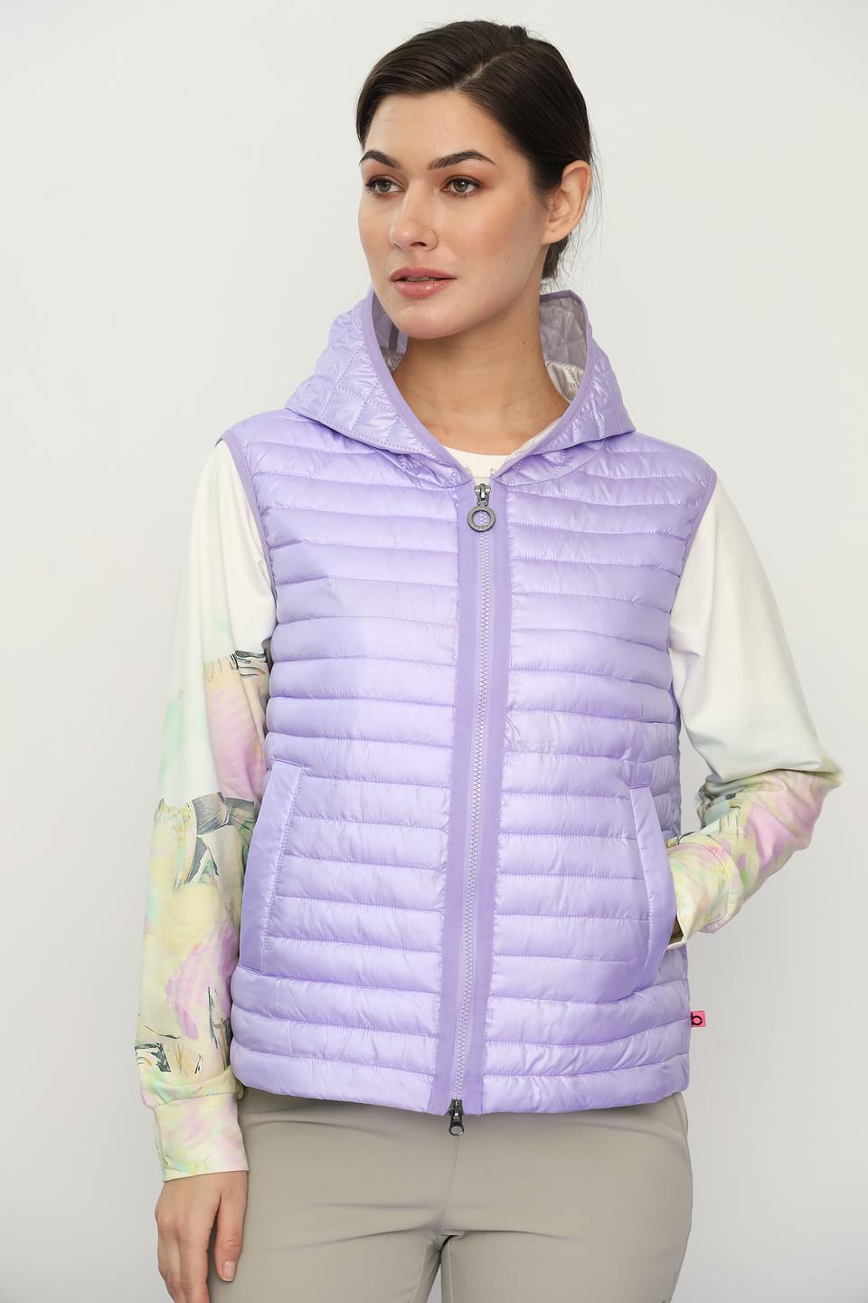 Жилет Bugatti стеганый лавандовый