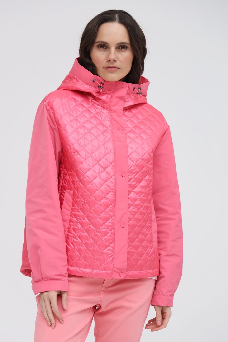 Куртка Bugatti стеганая розовая