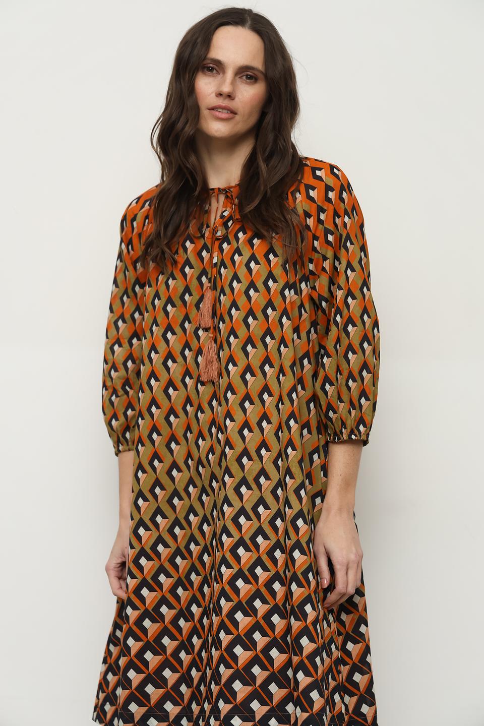 Платье Catnoir с геометрическим принтом