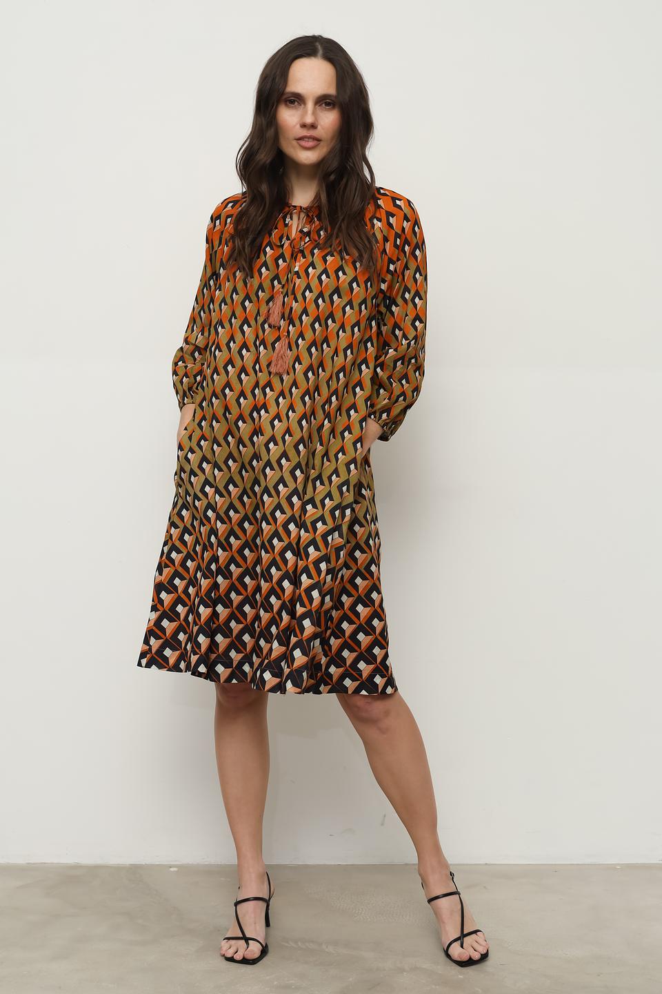 Платье Catnoir с геометрическим принтом