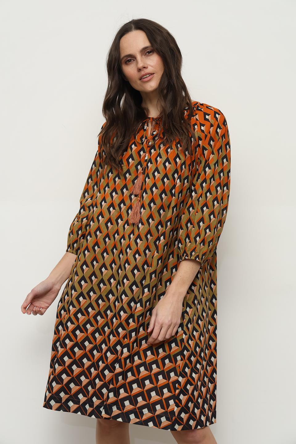 Платье Catnoir с геометрическим принтом