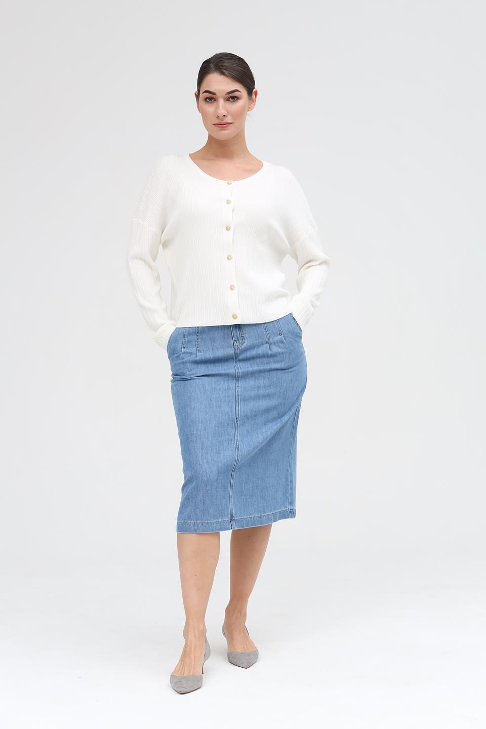 Жакет Broadway вязаный белый