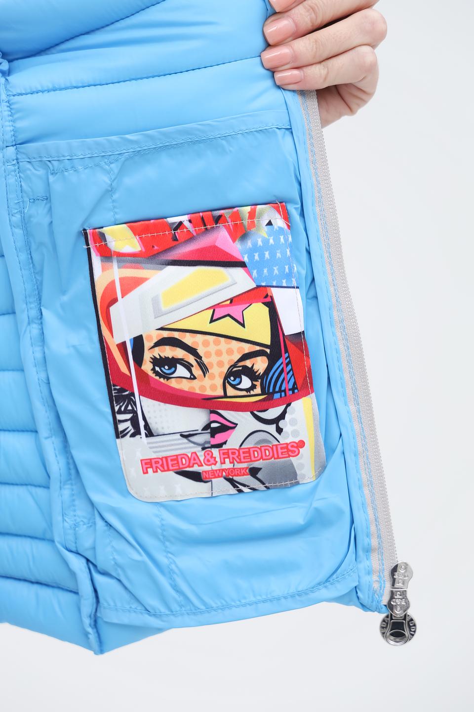 Куртка Frieda and Freddies стеганая голубая