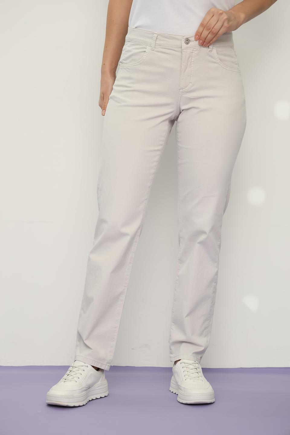 Джинсы Angels прямого кроя бежевые