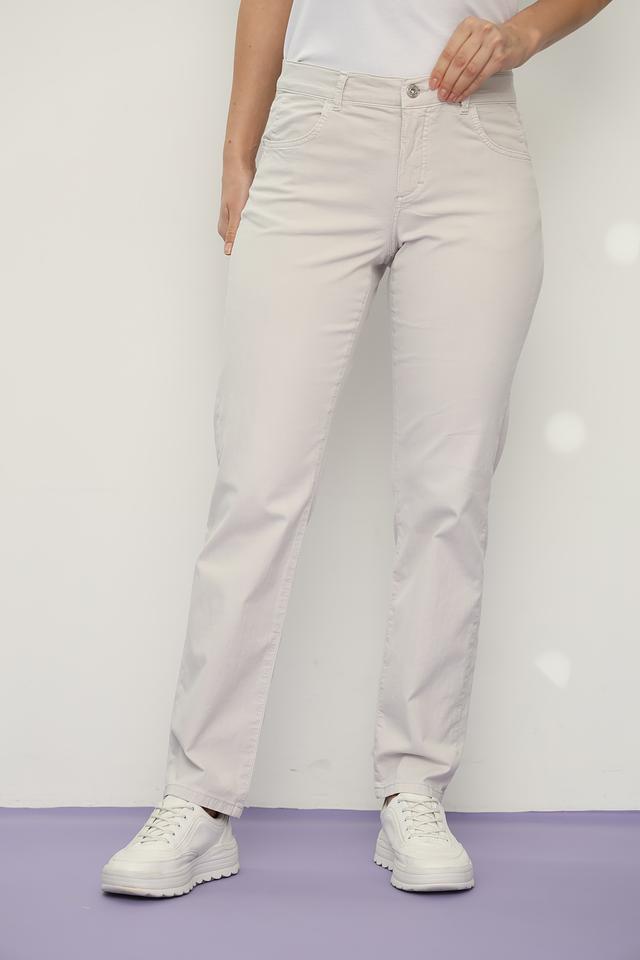 Джинсы Angels прямого кроя бежевые