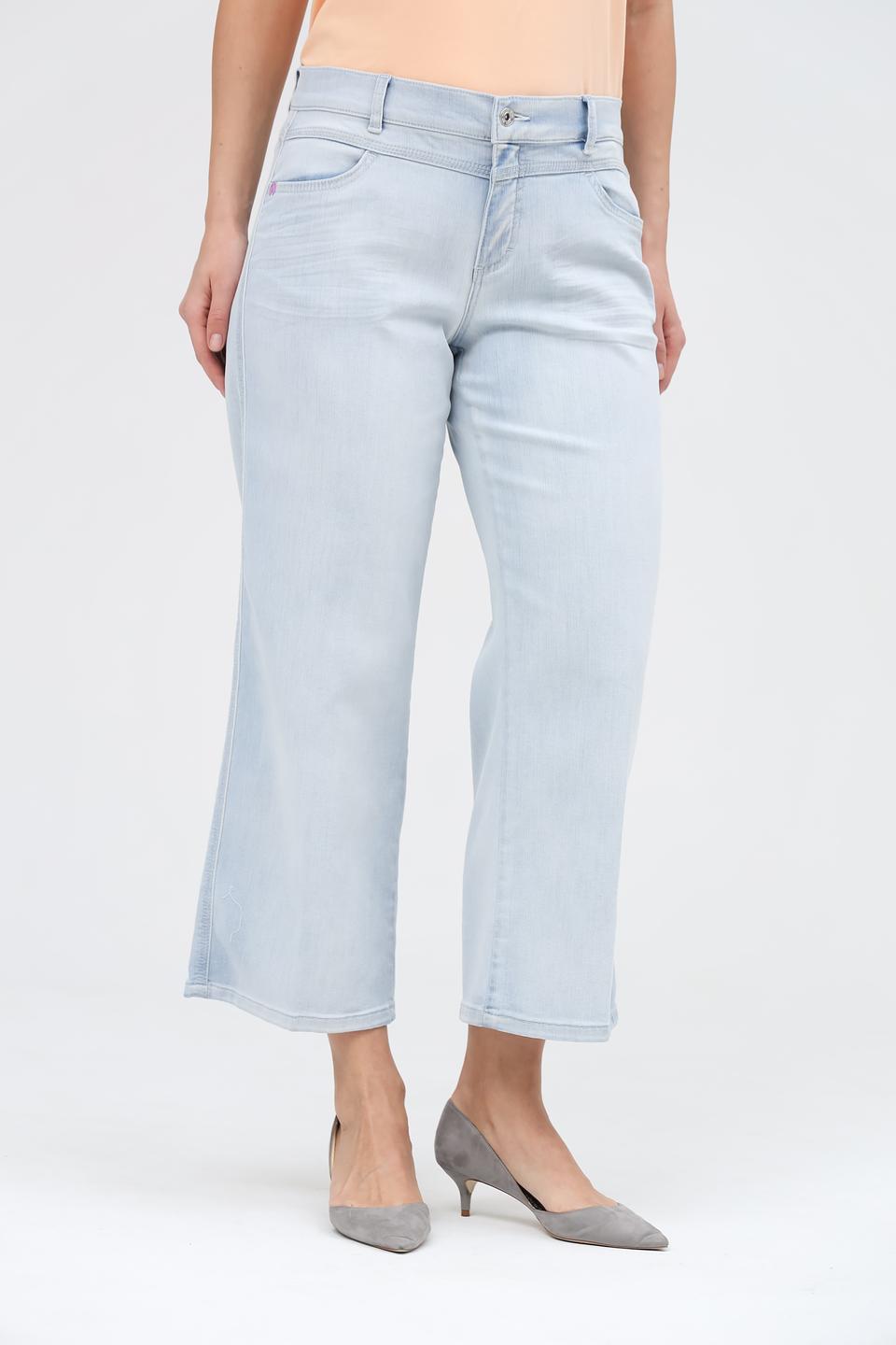 Джинсы Angels клеш светло-голубые