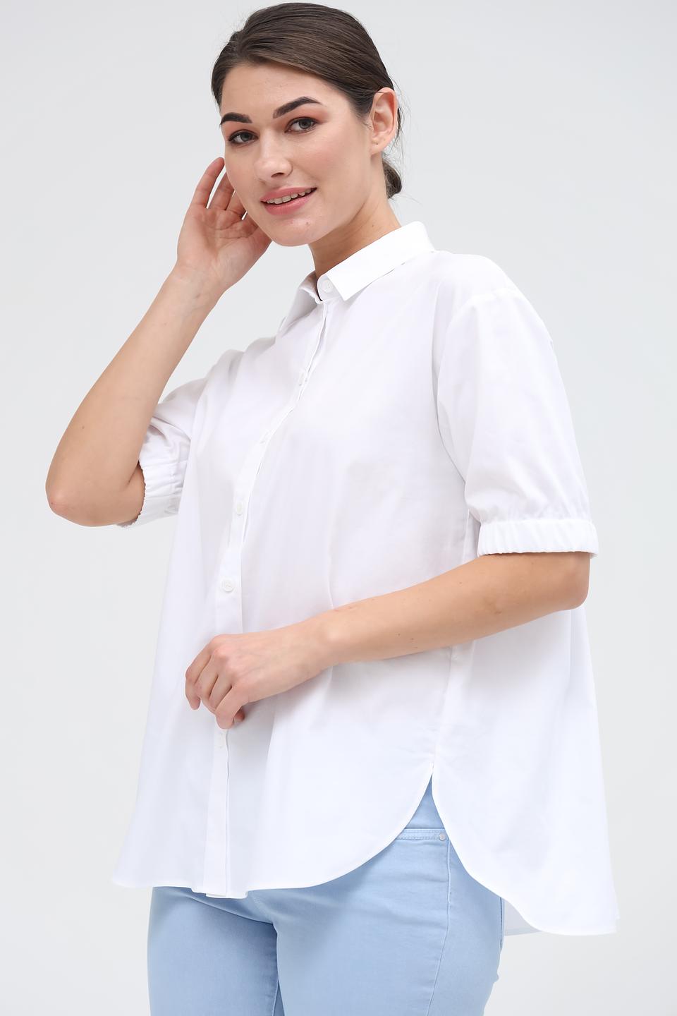 Рубашка You Just White с коротким рукавом