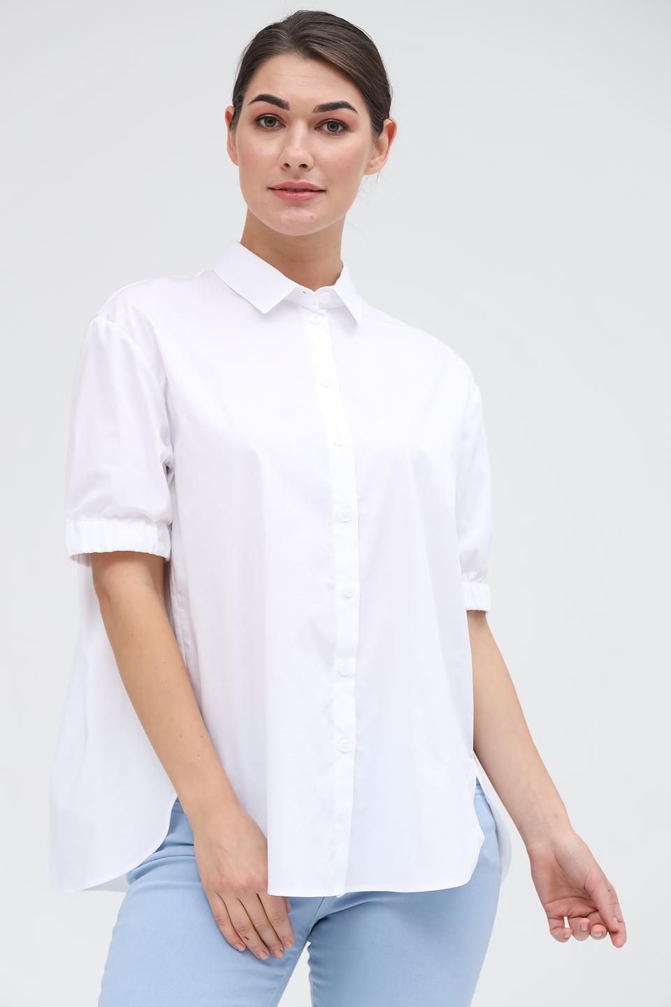 Рубашка You Just White с коротким рукавом