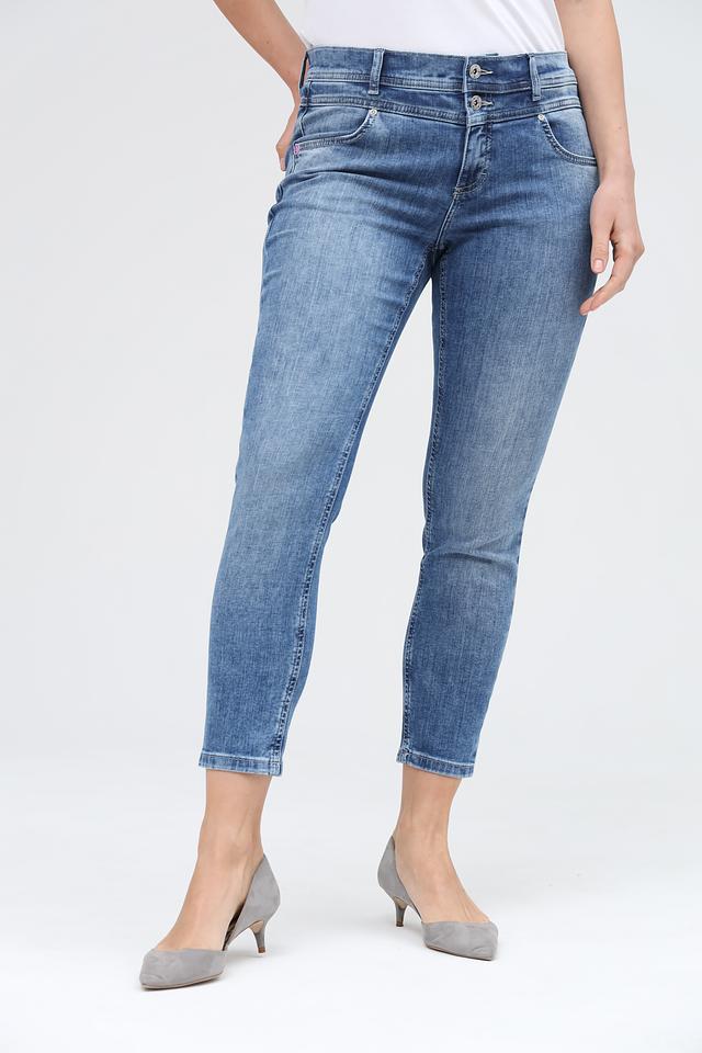 Джинсы Angels с высокой талией голубой