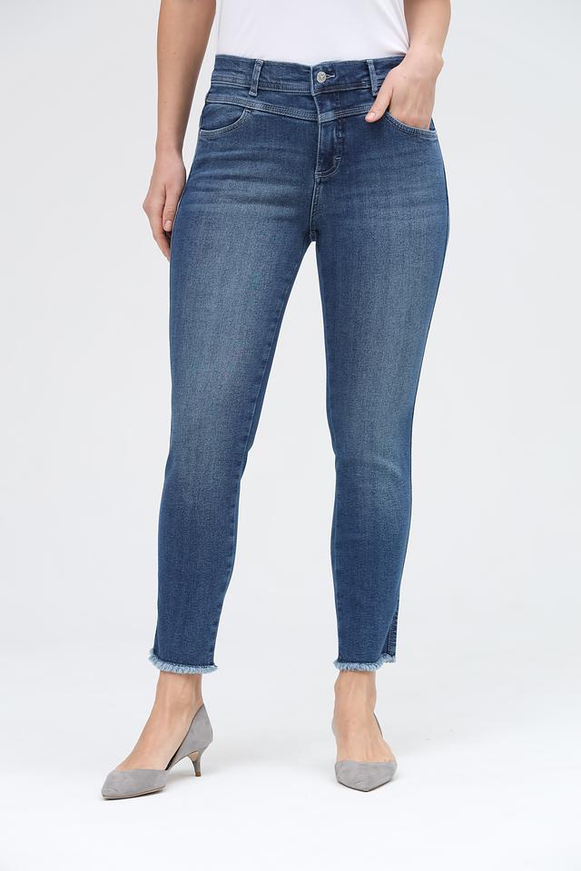 Джинсы Angels с необработанным краем синие