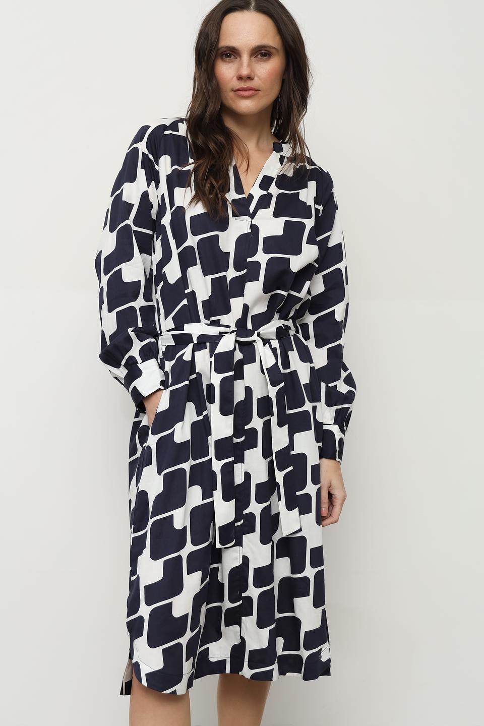 Платье Bugatti с геометрическим принтом