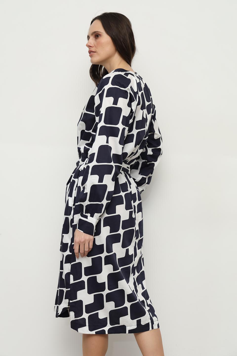 Платье Bugatti с геометрическим принтом