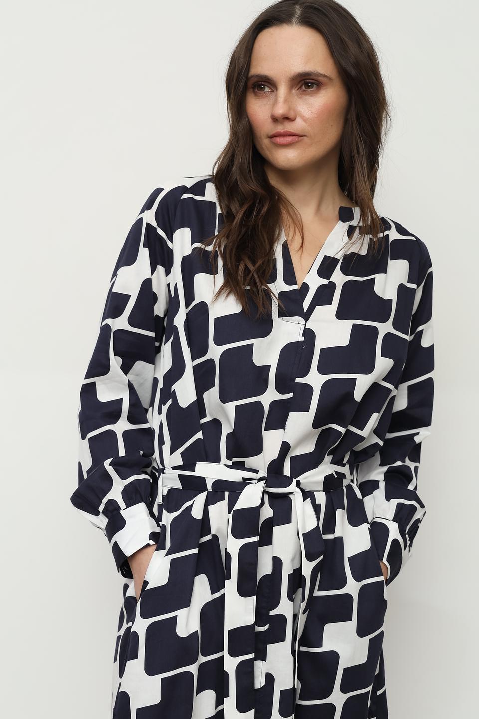 Платье Bugatti с геометрическим принтом