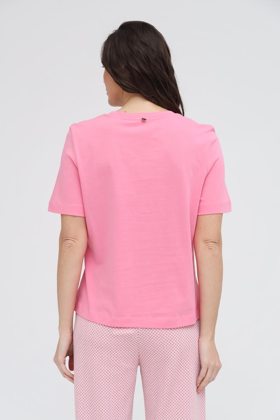 Футболка Rich and Royal с принтом розовая